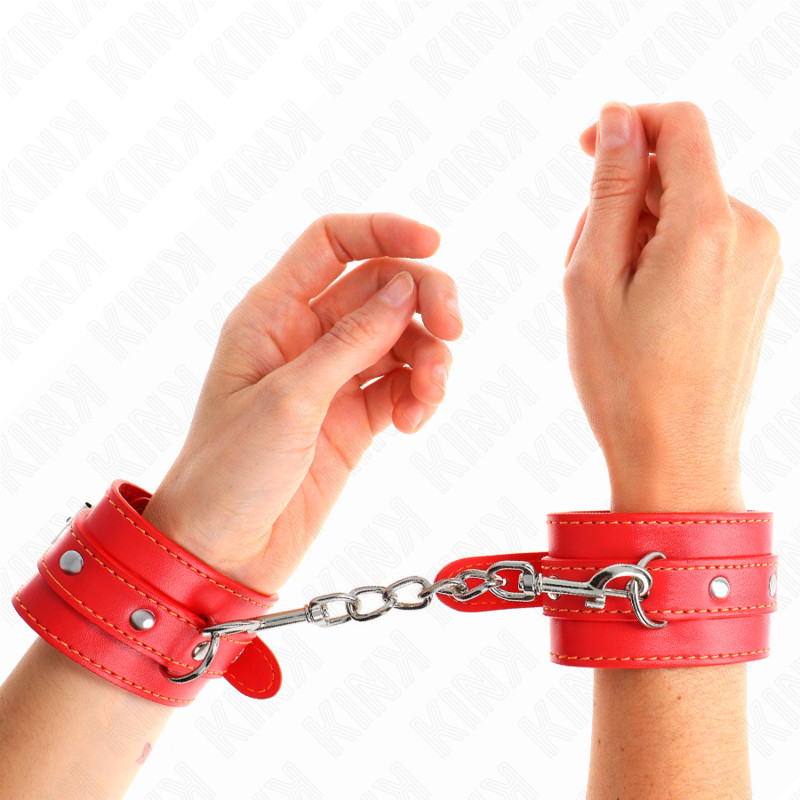 KINK – vékony, állítható csuklókötöző, piros - Image 4