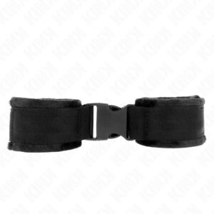 KINK – állítható nylon csuklókötöző piros-fekete 25-35 cm