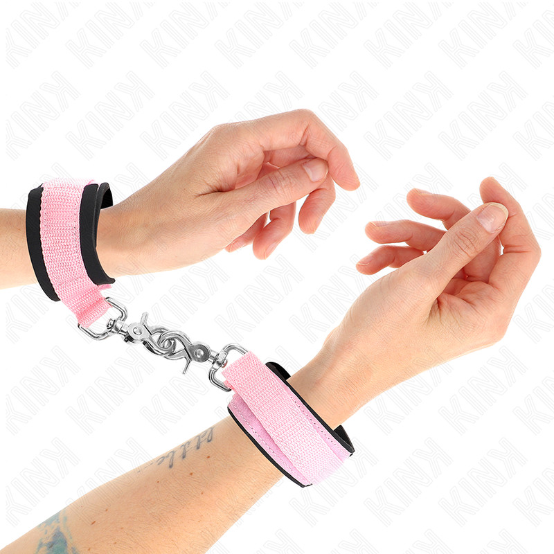 KINK – állítható pink neopréne csuklószorítók 22-34 cm - Image 4
