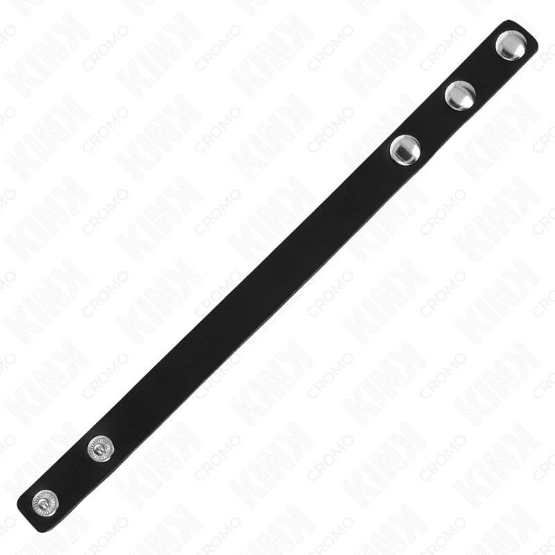 KINK – bőrből készült péniszgyűrű nyomásrögzítéssel - Image 5