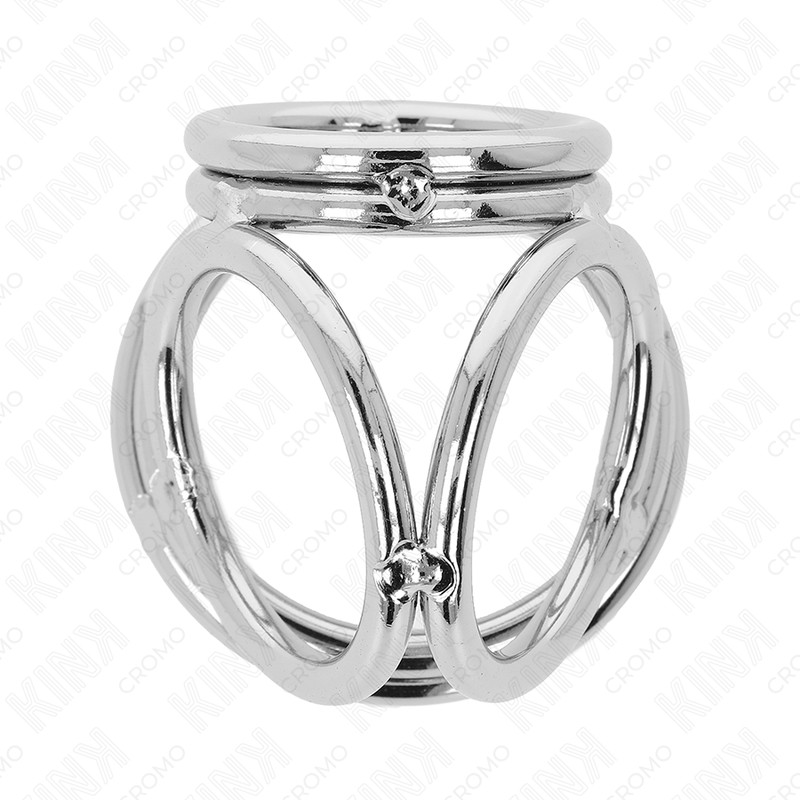 KINK – Prémium króm fém péniszgyűrű 3,8-5 cm - Image 4