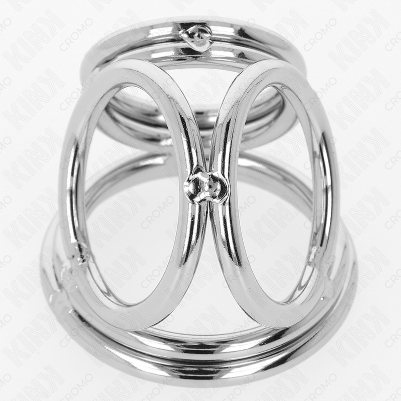 KINK – Prémium króm fém péniszgyűrű 3,8-5 cm - Image 5