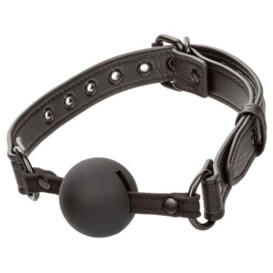 CalExotics – prémium szilikon ball gag fekete színben