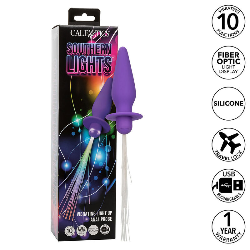 CALEXOTICS - LED-es anális vibrodugó 10 rezgési móddal - Image 2