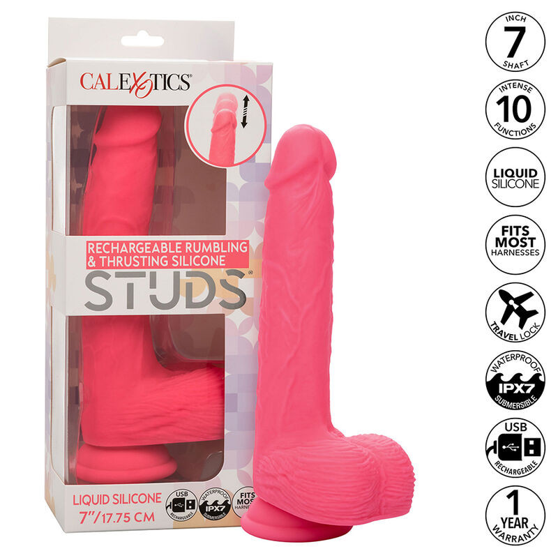 Calexotics - élethű vibrátor 10 rezgésmóddal (rózsaszín) - Image 2