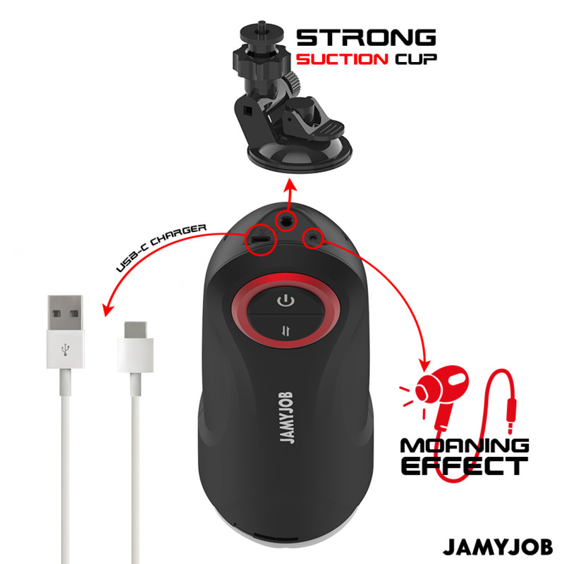 JAMYJOB – automata vagina maszturbátor 5 ütemével és hanghatásokkal - Image 6