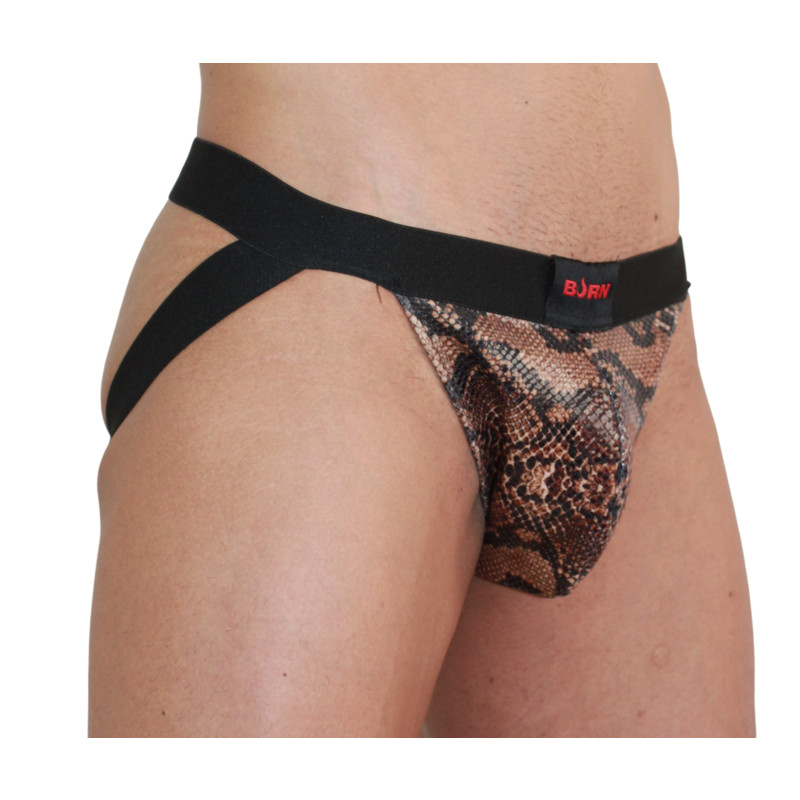 BURN - érzéki jockstrap fekete színben