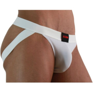 BURN – prémium fehér jock lycra alsónadrág M méret