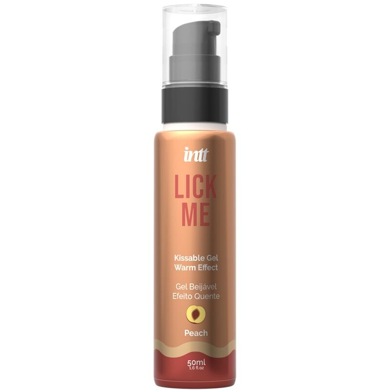 INTT - LICK ME PEACH - ehető, melegítő hatású zselé