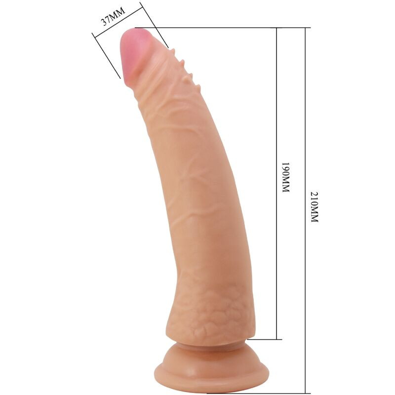 PRETTY LOVE - élethű pénisz 21 cm, prémium maszturbátor - Image 7