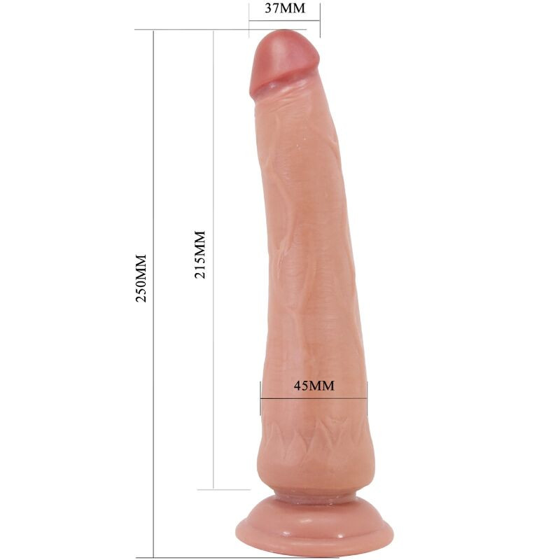 Pretty Love – élethű 25 cm-es dildó, modell 2 - Image 6