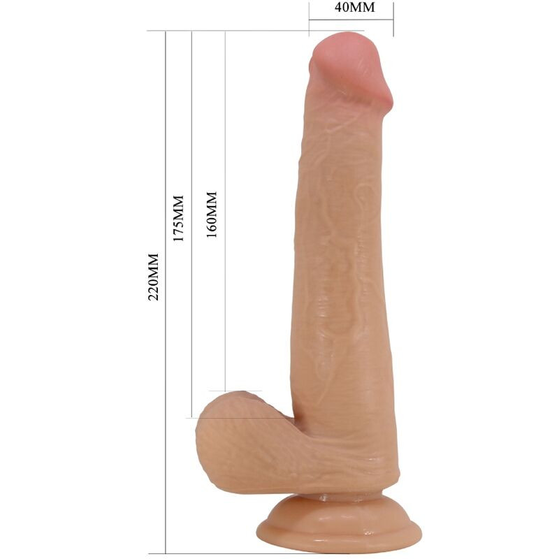 PRETTY LOVE – élethű, 22 cm-es dildó - Image 5