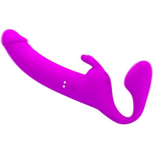 PRETTY LOVE Zanini – 10 rezgésű érzéki strap-on vibrátor