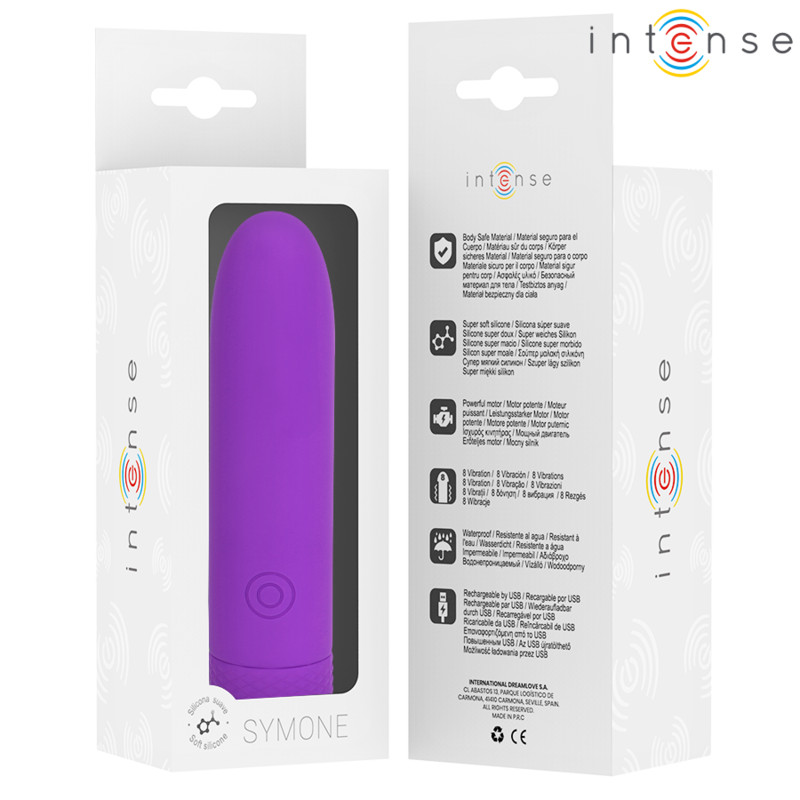 INTENSE Symone – újratölthető vibráló golyó 8 vibrációval - Image 7