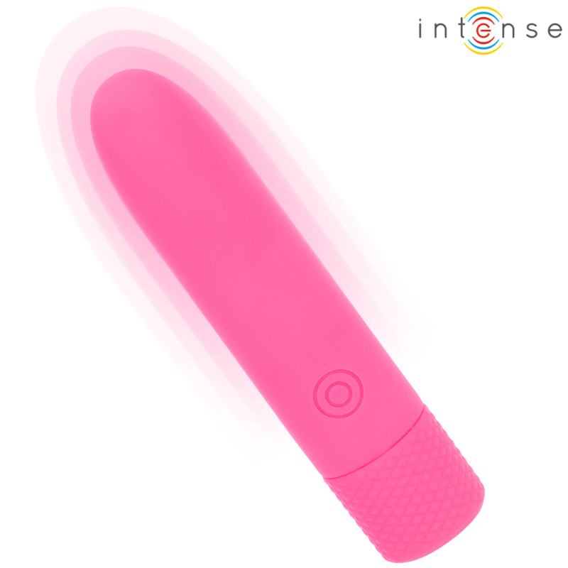INTENSE Symone – újratölthető vibráló golyó, 8 rezgés, rózsaszín - Image 2