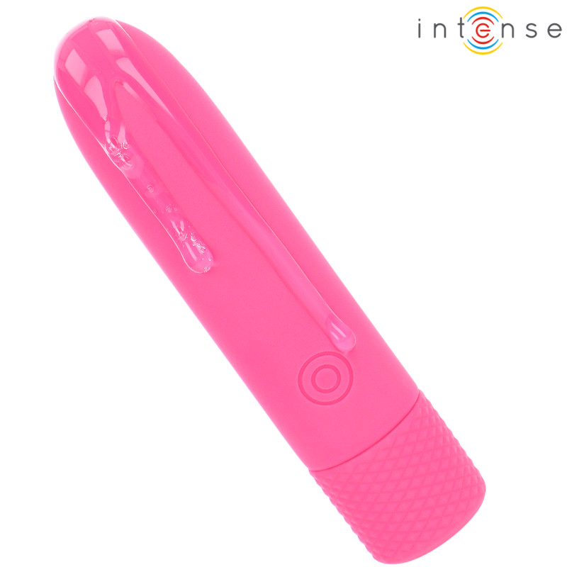 INTENSE Symone – újratölthető vibráló golyó, 8 rezgés, rózsaszín - Image 3