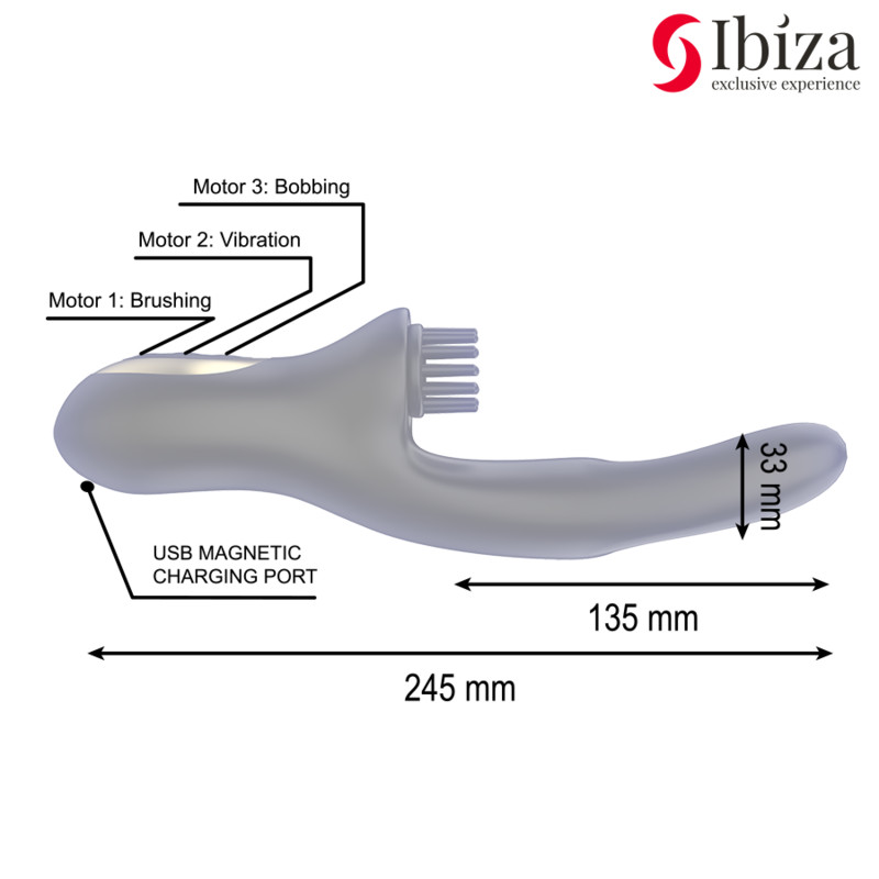 IBIZA – hi-tech, kétszeres hullámos csiklóizgató vibrátor - Image 4