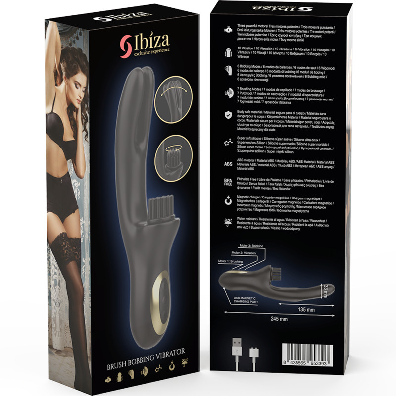 IBIZA – hi-tech, kétszeres hullámos csiklóizgató vibrátor - Image 6