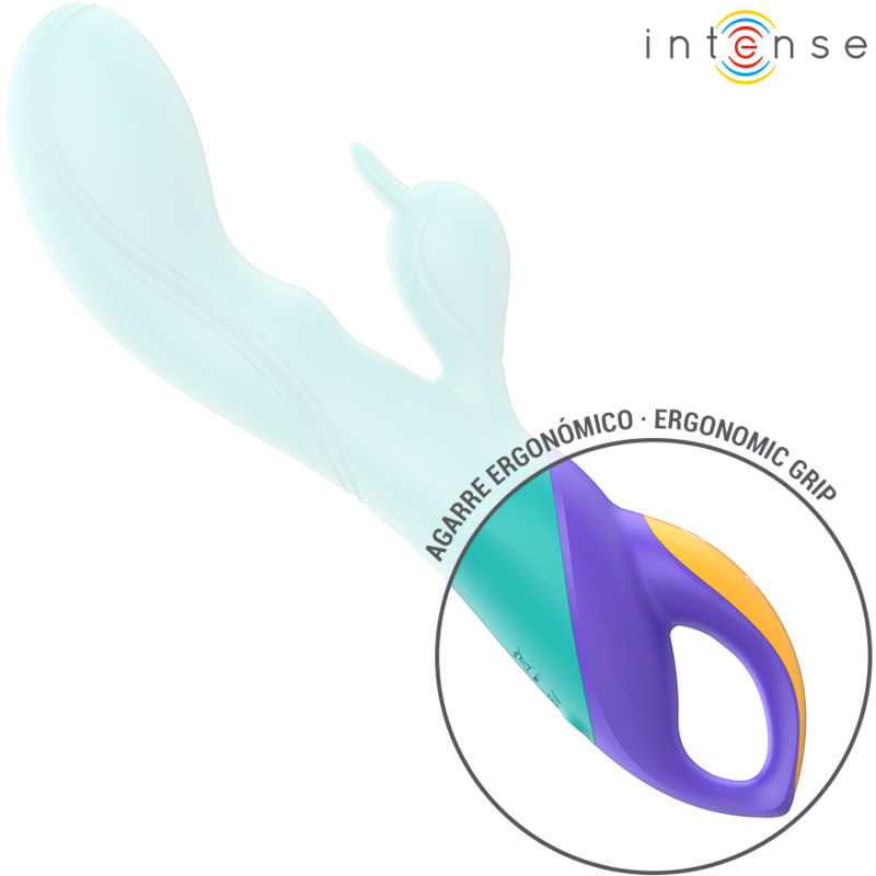 INTENSE - prémium FRED nyúl vibrátor, kék színben - Image 4