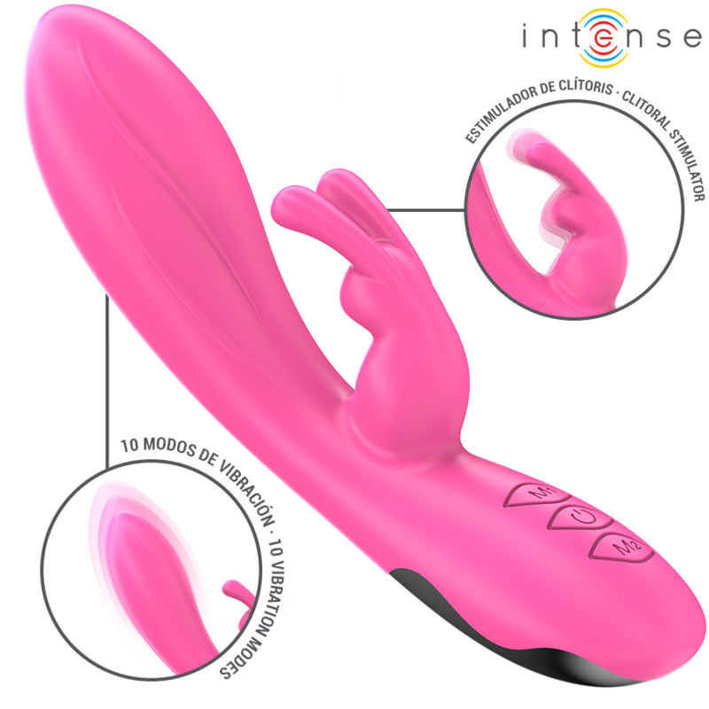 INTENSE Randall Rabbit – rózsaszín, 10 fokozatú vibrátor