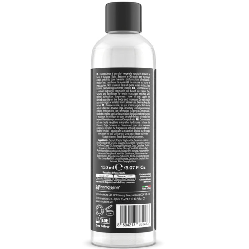 INTIMATELINE LUXURIA – egzotikus vaníliás masszázsolaj 150 ml - Image 3