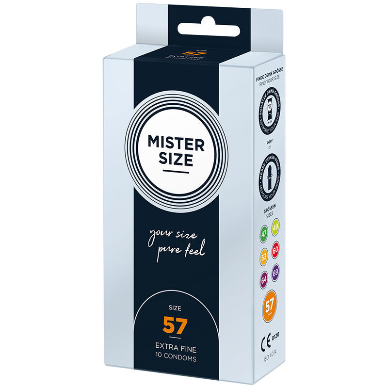 Mister Size L - prémium óvszer 57 mm (10 db) - Image 2