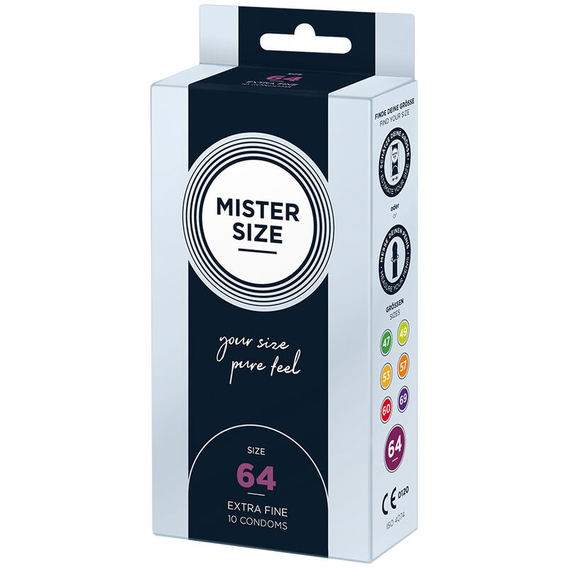 MISTER SIZE – prémium XXL óvszerek 64 mm (10 db) - Image 2