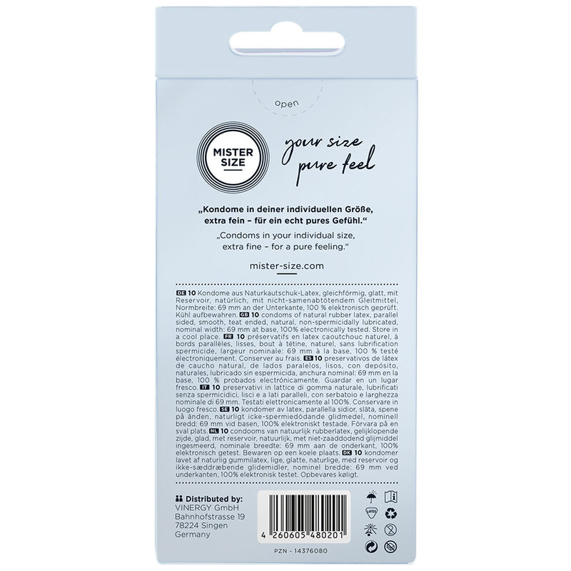 Mister Size - prémium XXXL óvszer 69 mm (10 db) - Image 3