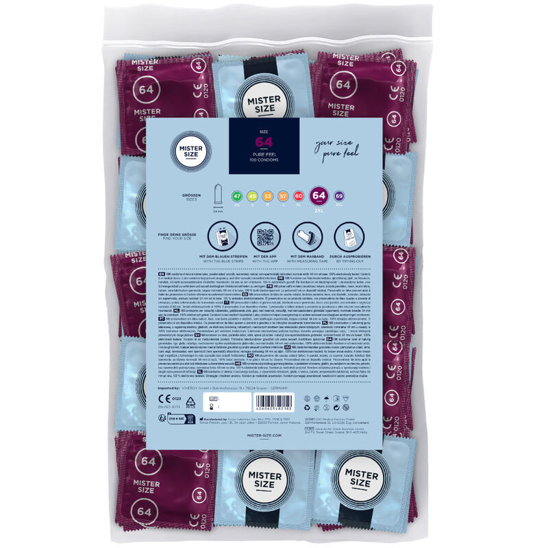 MISTER SIZE - XXL prémium óvszer (64 mm, 100 db) - Image 2