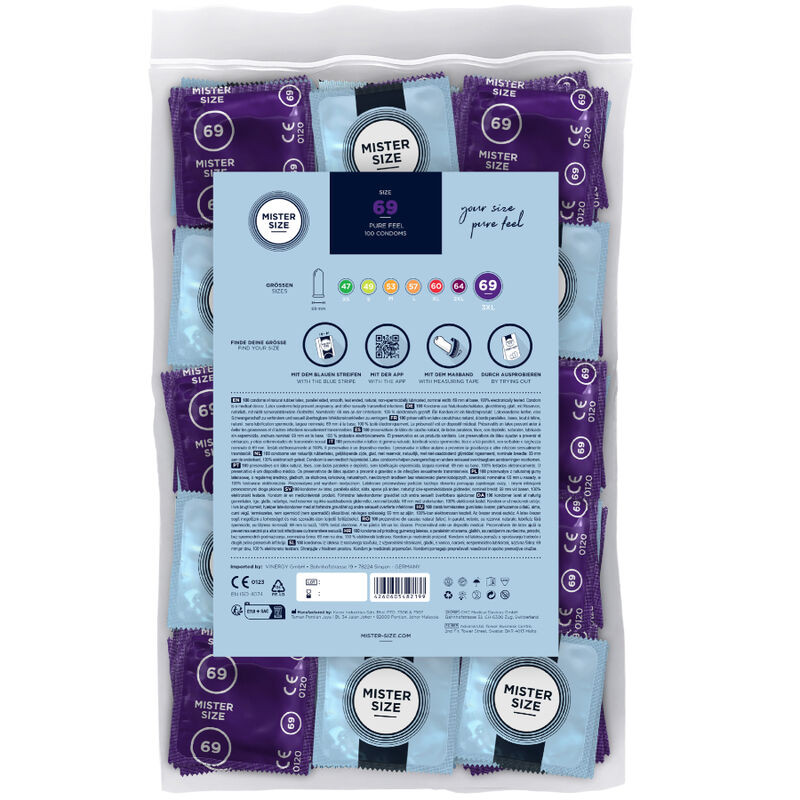 MISTER SIZE – XXXL óvszer 69 mm, prémium védelem (100 db) - Image 2