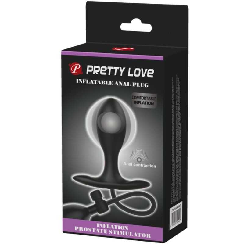 Pretty Love – felfújható anális dugó fekete színben - Image 7
