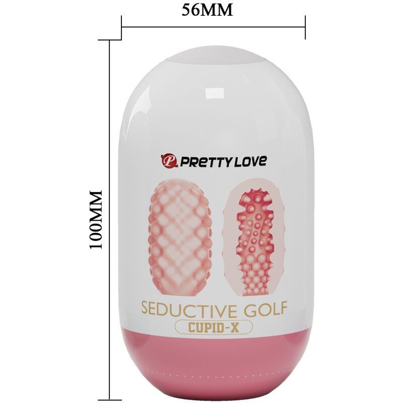 PRETTY LOVE - Cupid X – prémium férfi maszturbátor, rózsaszín - Image 3