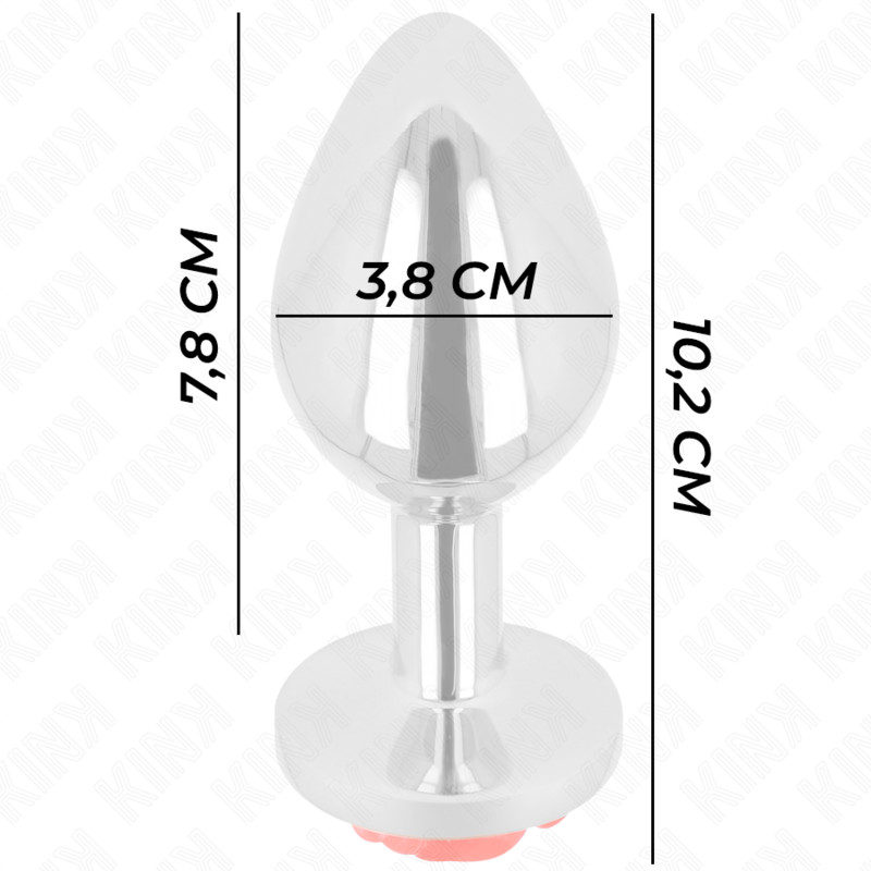KINK – nagy méretű anális rózsaszín plug - Image 4