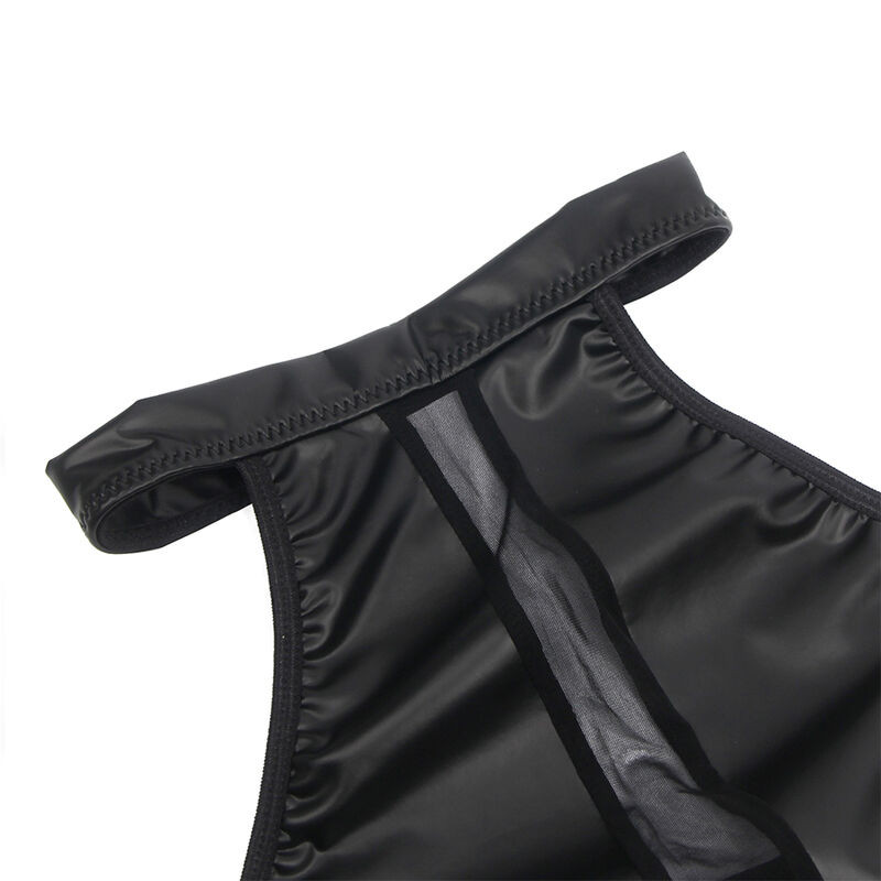 SUBBLIME - áttetsző pánt nélküli fekete ruha L/XL - Image 7