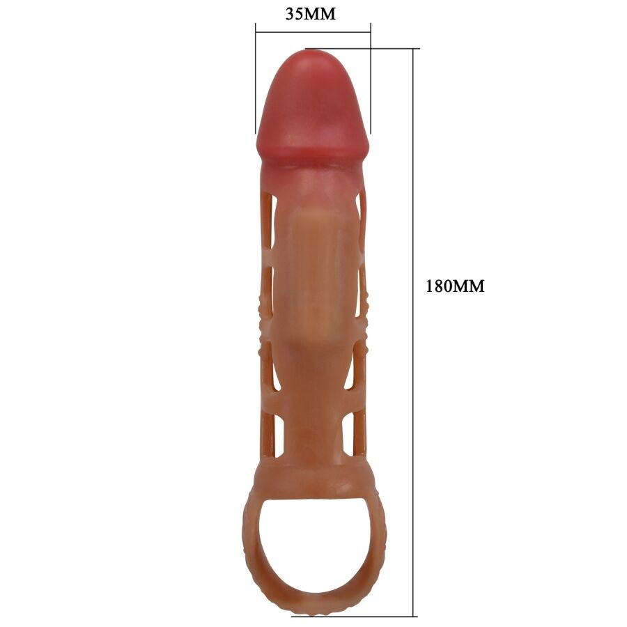 PRETTY LOVE - vibráló pénisz hüvely 18 cm hosszú - Image 6