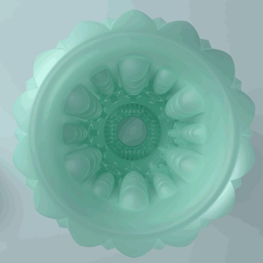 PPRETTY LOVE - ALICE fiú maszturbátor, aqua zöld - Image 3