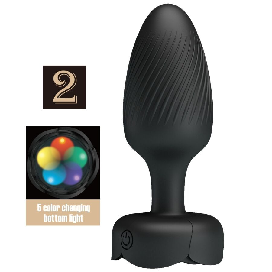 PRETTY LOVE – LED világítással ellátott anális plug