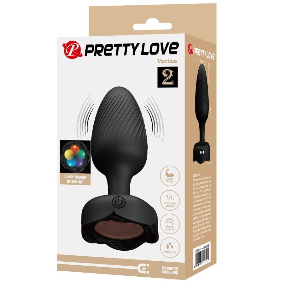 PRETTY LOVE – LED világítással ellátott anális plug - Image 9