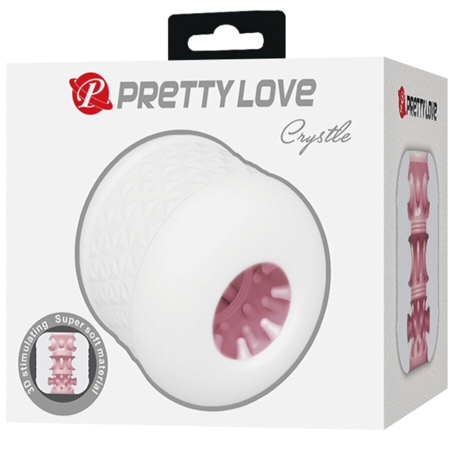 PRETTY LOVE - prémium férfi maszturbátor fehér színben - Image 9