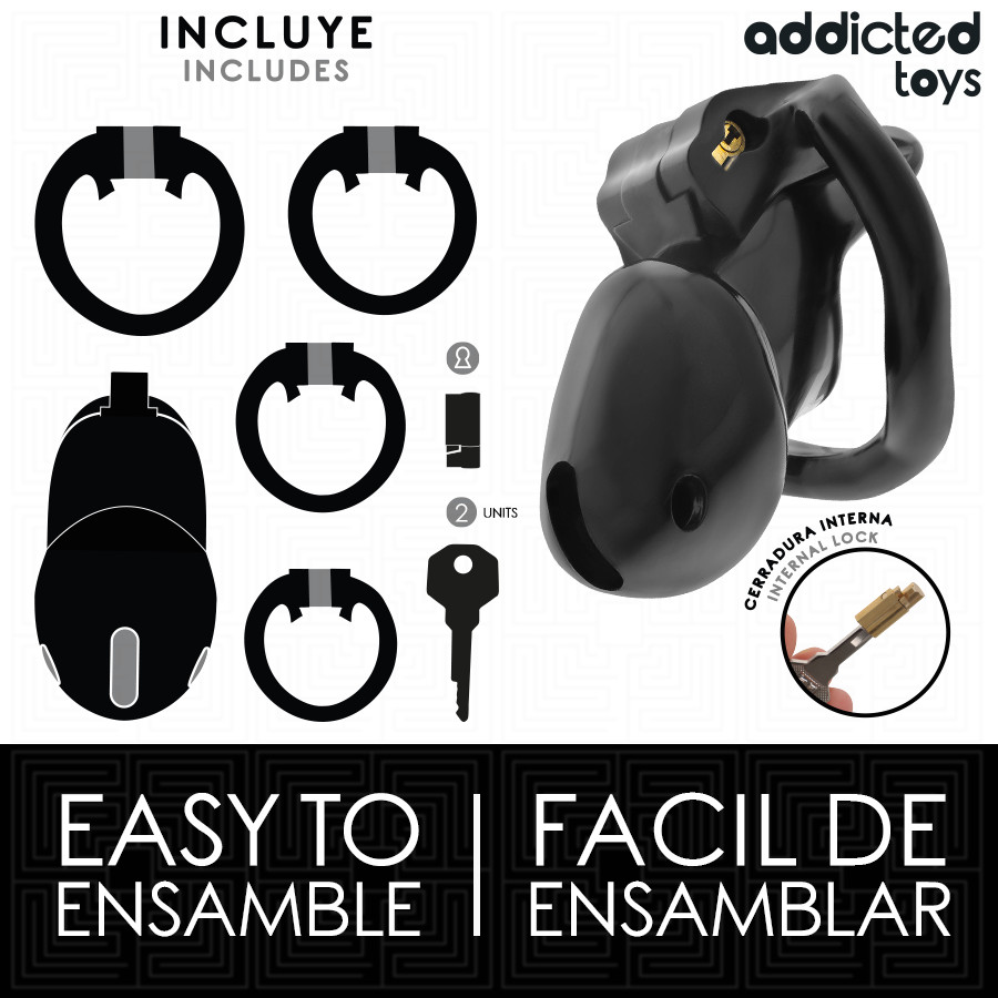ADDICTED TOYS LOCKED – prémium péniszketrec S méretben - Image 4