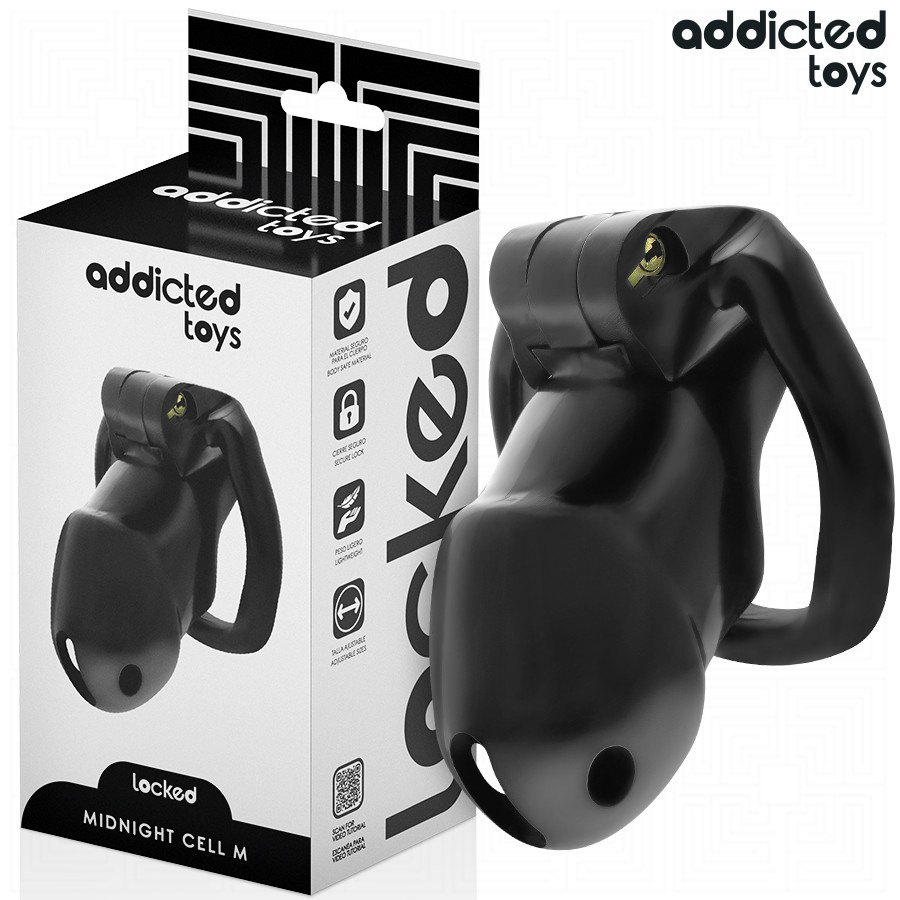 ADDICTED TOYS LOCKED – zárható péniszketrec (M)