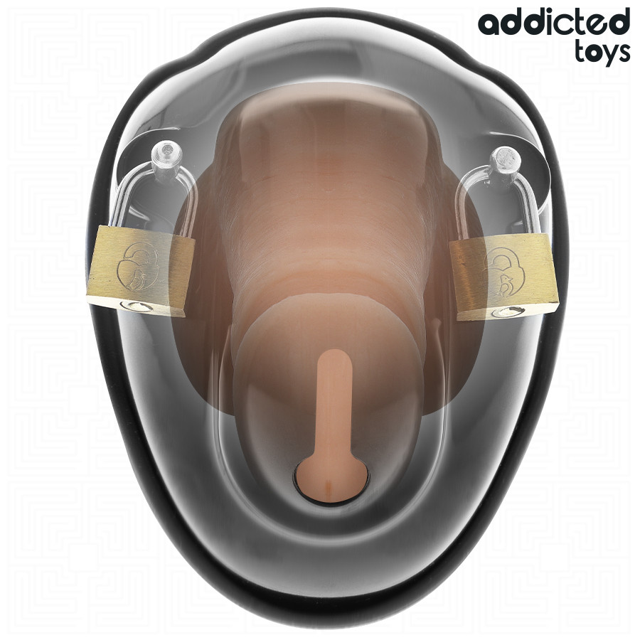 ADDICTED TOYS LOCKED – kulcs nélküli pénisz ketrec 11,5 cm - Image 3