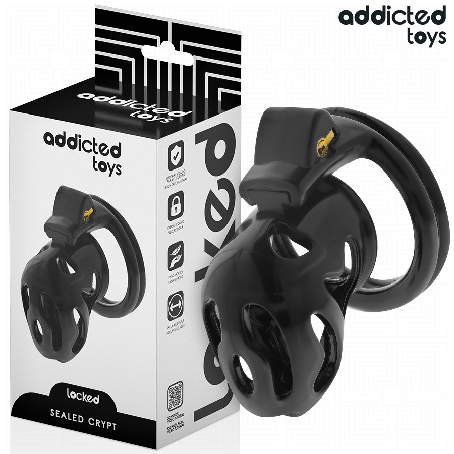 ADDICTED TOYS LOCKED – zárható péniszketrec 8 cm