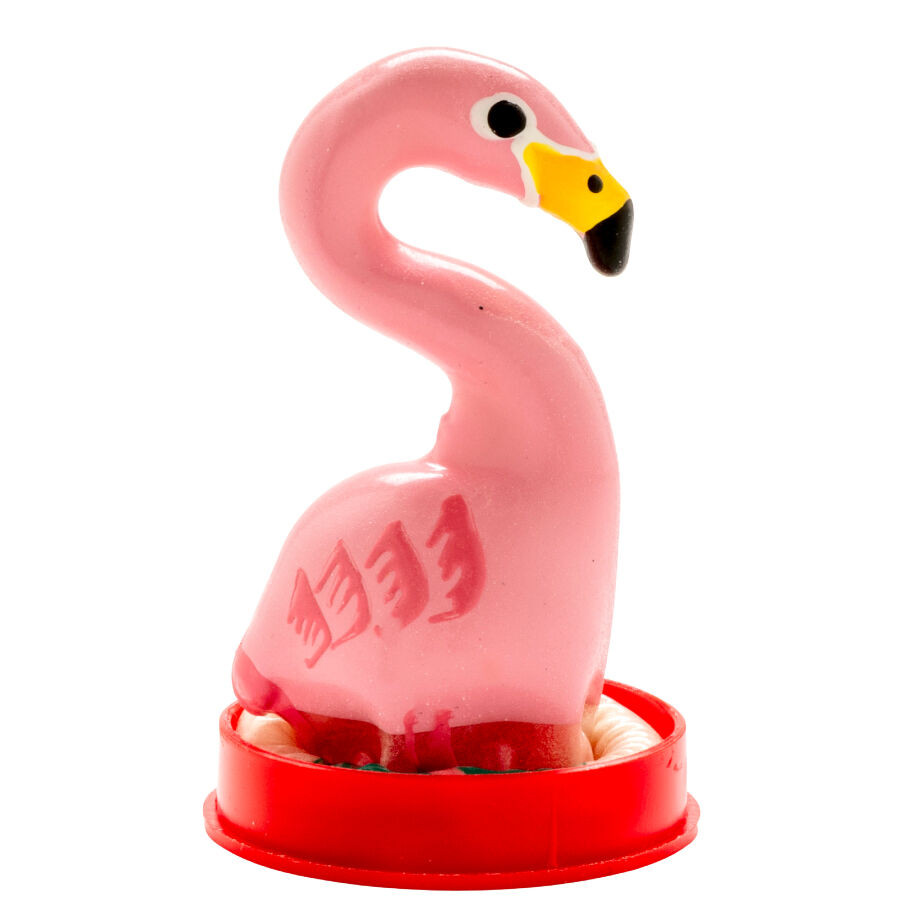 CONDOMERIE - egyedi, kézzel festett flamingó rózsaszín óvszer - Image 2
