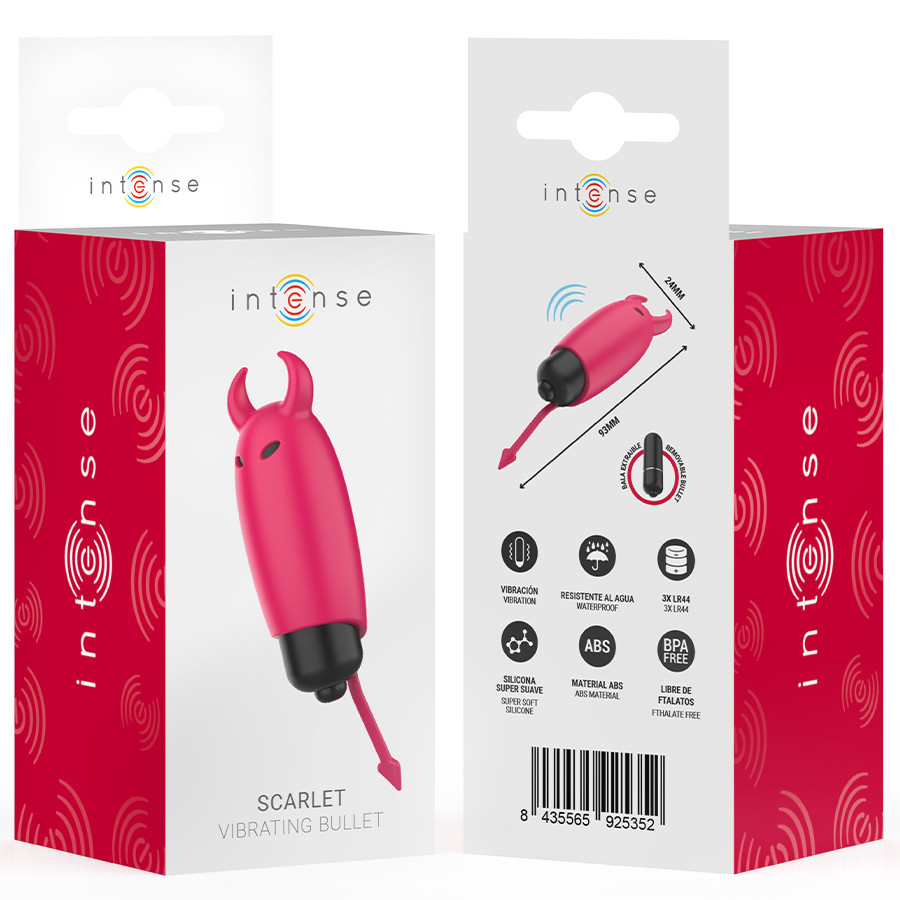 INTENSE – Scarlet vibráló golyó – piros színű izgató - Image 6