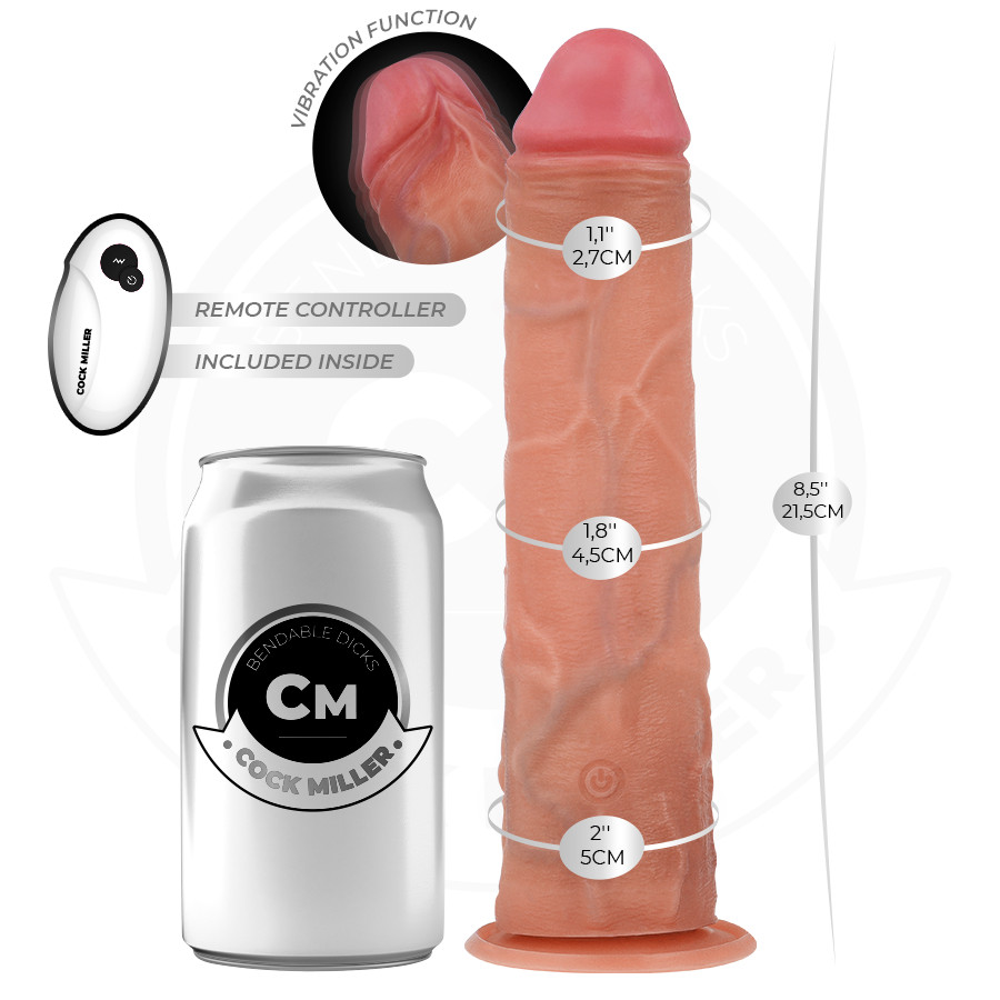 Cock Miller - valósághű vibráló dildó tapadókoronggal - Image 3