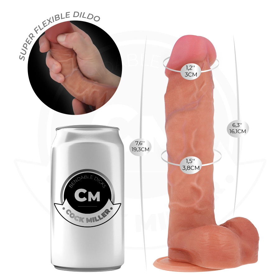 Cock Miller – hiperrealisztikus, mozgatható dildó 19,3 cm - Image 4