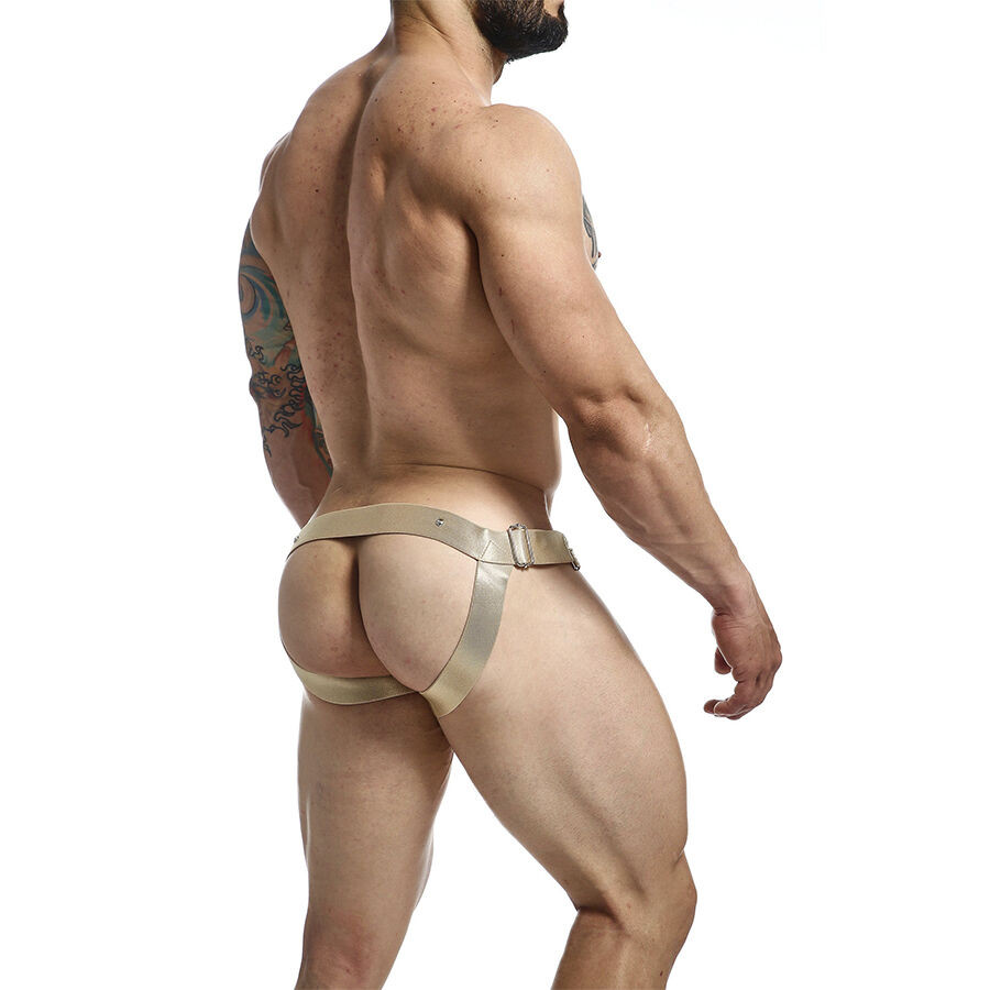 MOB – kialakítású jockstrap arany péniszgyűrűvel - Image 4