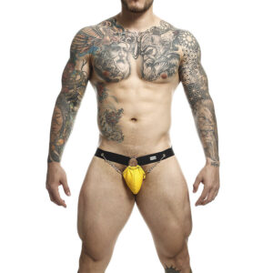 MOB – sárga jockstrap láncokkal, egy méretben