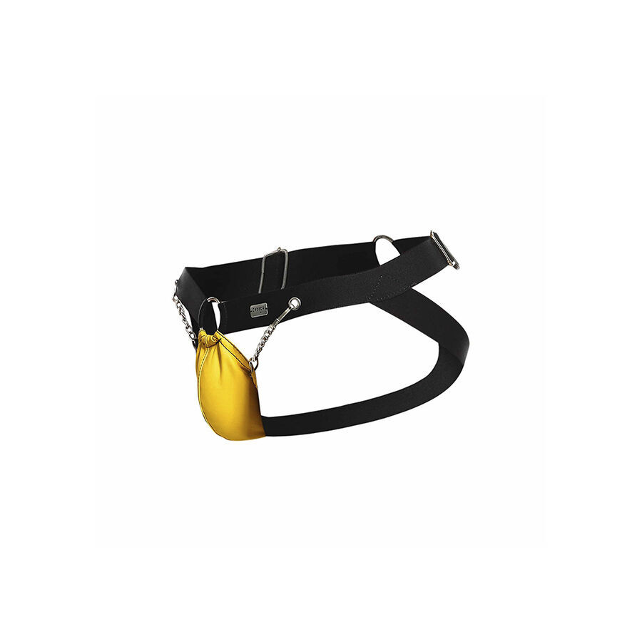MOB – sárga jockstrap láncokkal, egy méretben - Image 7